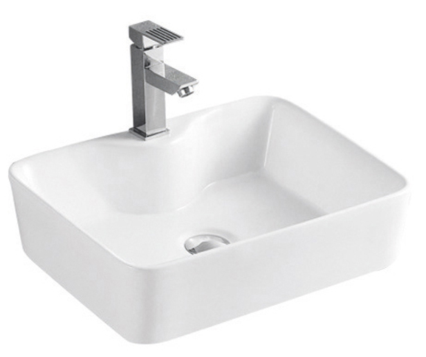Раковина накладная Azario 480*370*130 прямоугольная, белый AZ-2010 SP