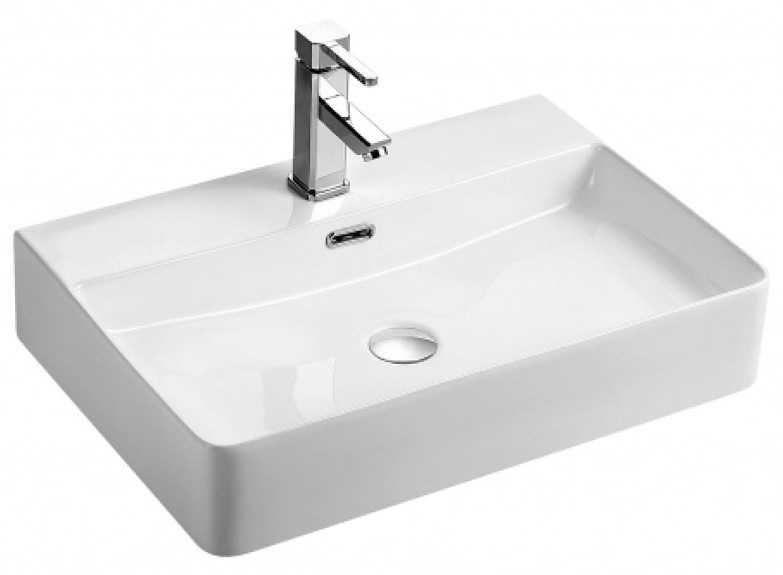 Раковина накладная Azario 600х420х120 прямоугольная, белый AZ-2173