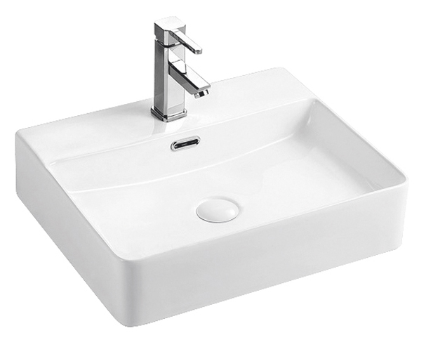 Раковина накладная Azario 500х420х120 прямоугольная, белый AZ-2173-S
