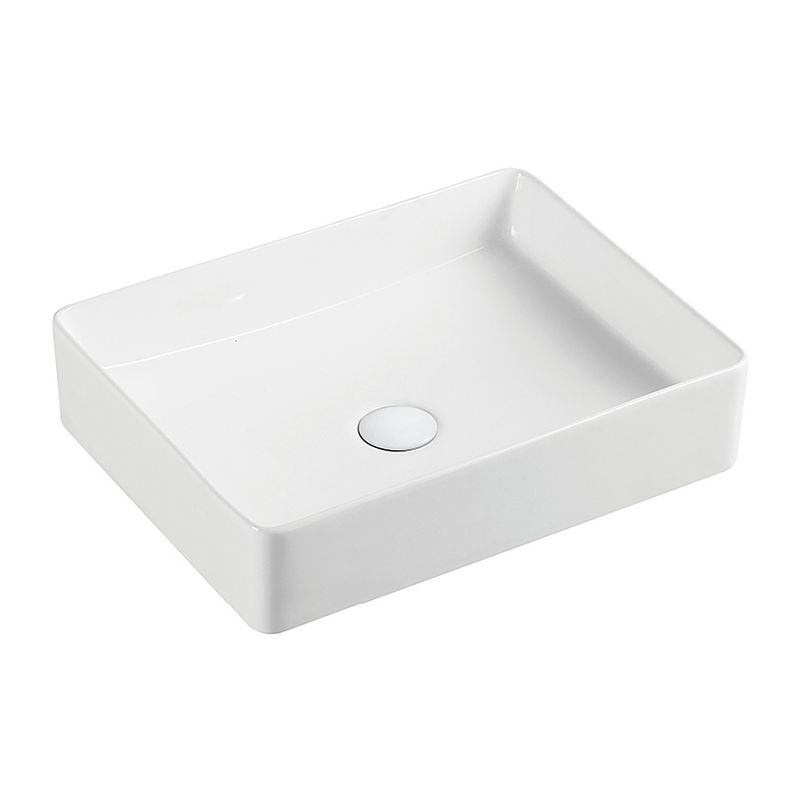 Раковина-чаша Azario 510х405х110 накладная, прямоугольная, матовый белый AZ-2178-MW