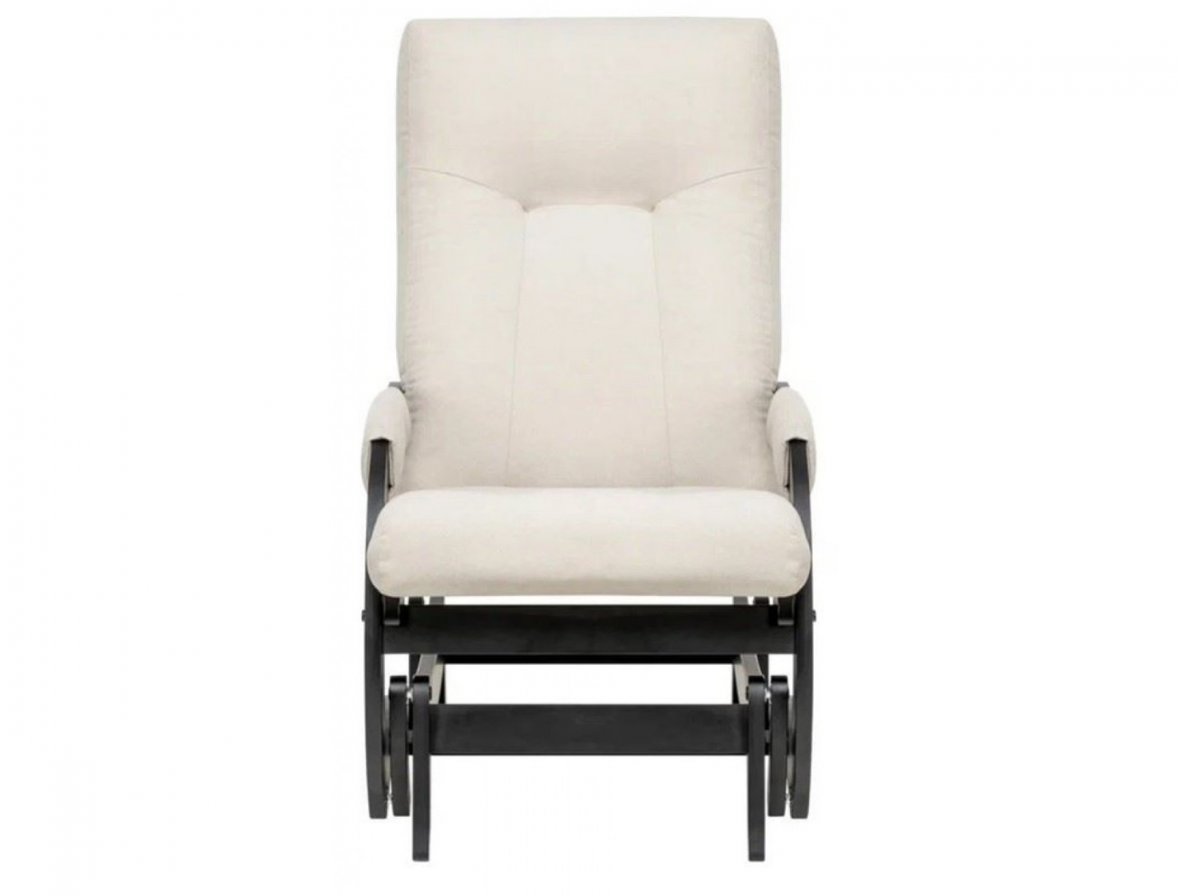 Кресло-маятник Leset Блисс Венге ткань Antonio ivory, 1