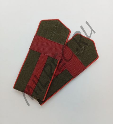 Погоны полевые сержантского состава РККА, артиллерия, АБТВ (реплика)