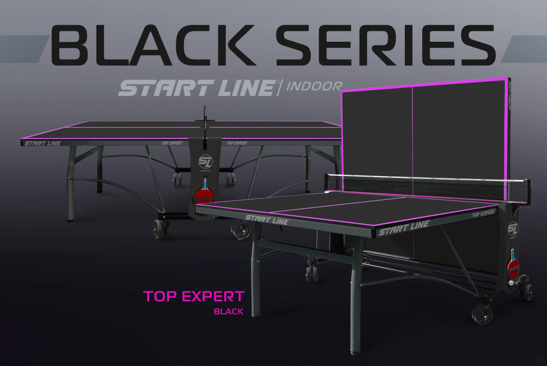 Стол теннисный Top Expert Black