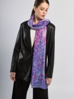 Палантин женский шелк+шерсть+мод 90х185 BL16-8413-10 ELEGANZZA