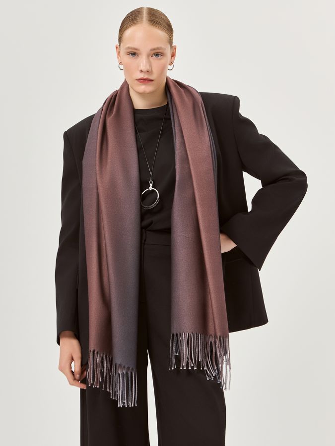 Палантин женский виск+шерсть 70х180 LSZ33-638-16 LABBRA