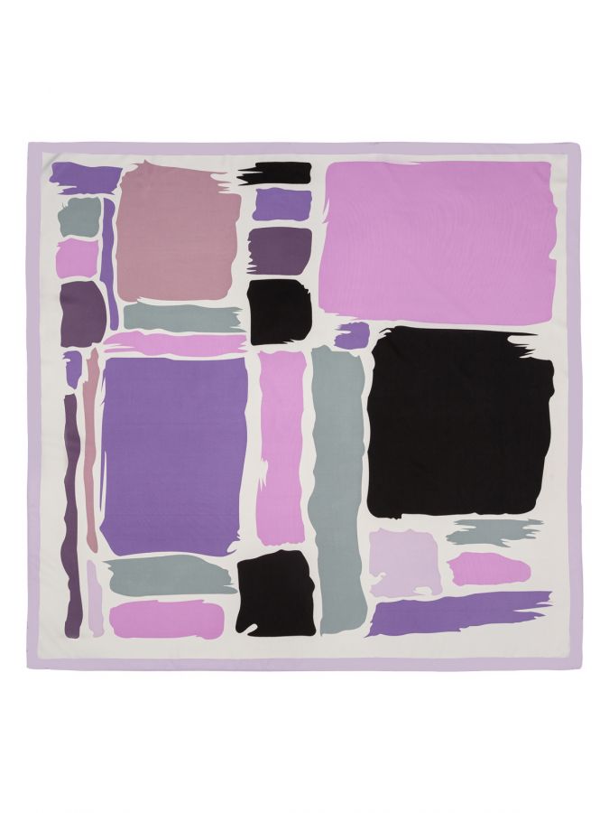 Платок женский виск+шелк 90х90 LG34-428-09 LABBRA