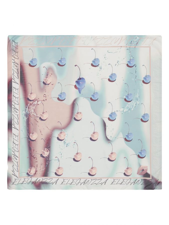 Платок женский шелк+хл 110х110 DR22-8446-14 ELEGANZZA
