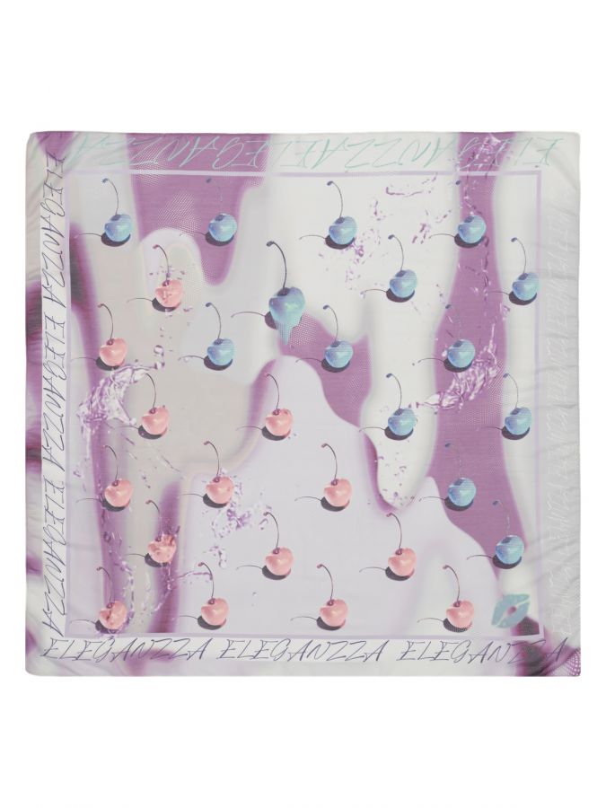 Платок женский шелк+хл 110х110 DR22-8446-09 ELEGANZZA