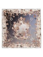 Платок женский шелк 90х90 E03-8449-19 ELEGANZZA