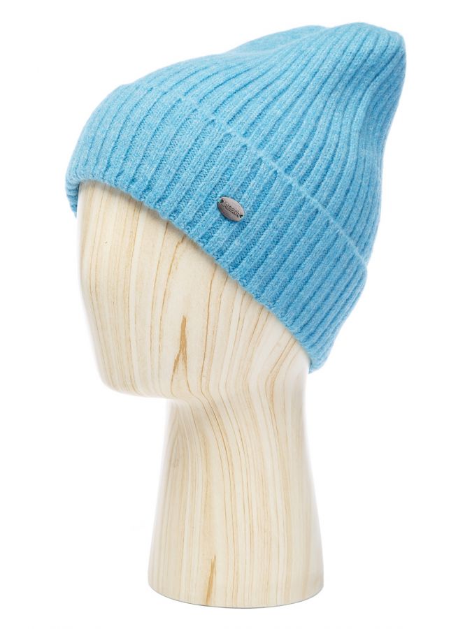 Шапка женская шерсть + акр LB-J440013 bright blue LABBRA