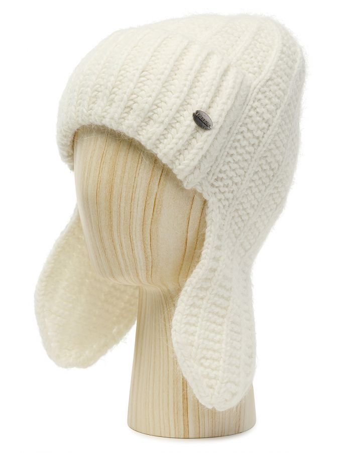 Шапка женская анг+нейл LB-A53037 white LABBRA