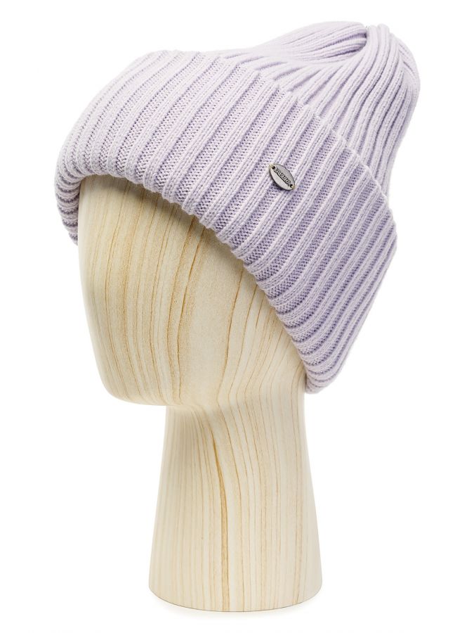 Шапка женская шерсть+акр LB-A53014 lavender LABBRA
