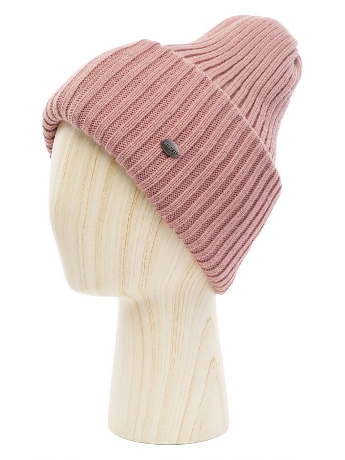 Шапка женская шерсть+акр LB-A53014 dirty pink LABBRA