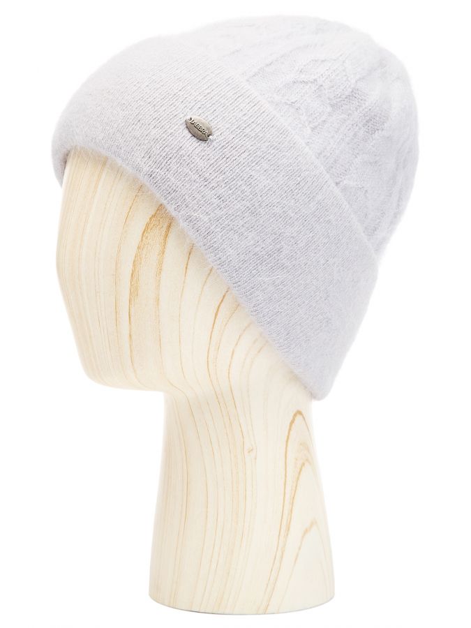Шапка женская анг+нейл LB-N88053 l.grey LABBRA