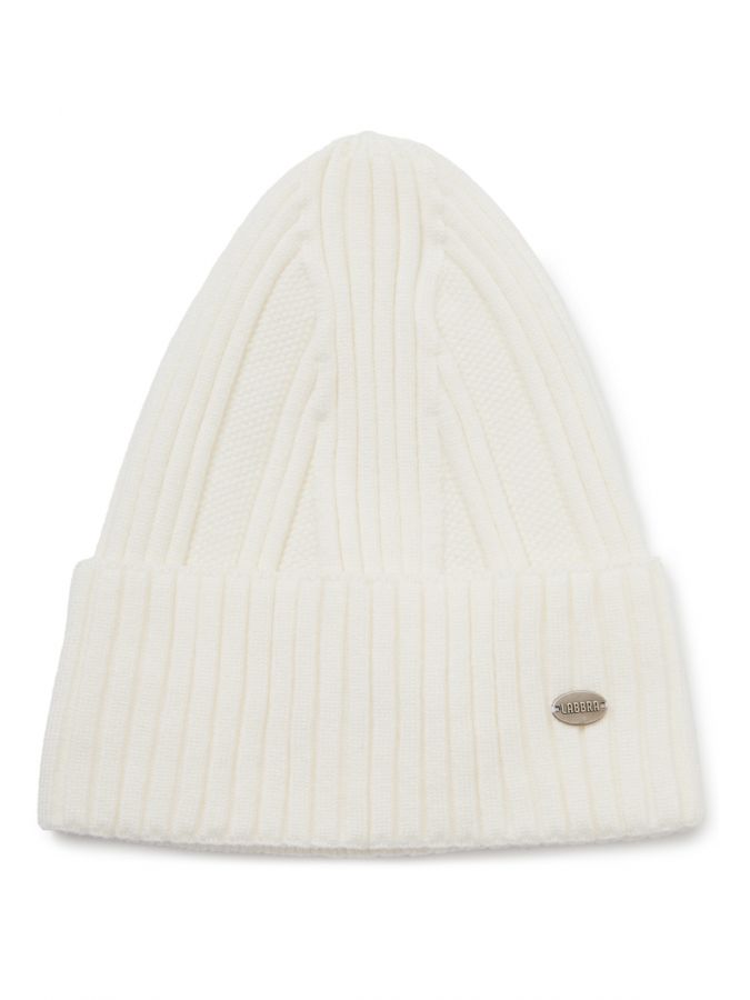 Шапка женская виск+нейл+каш LB-A53068 white LABBRA