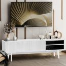 Фант 1 тумба под ТВ МДФ (Фант) Белый экспо/Белый