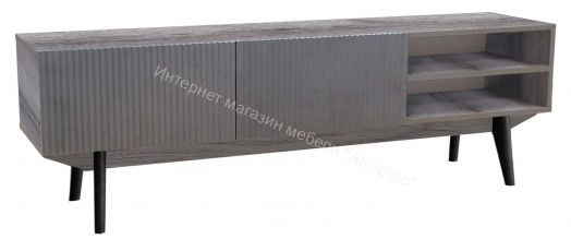 Фант 1 тумба под ТВ МДФ (Фант) Дуб делано/Лофт сильвер пэлас