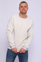 897 Свитшот с начесом [серый меланж]