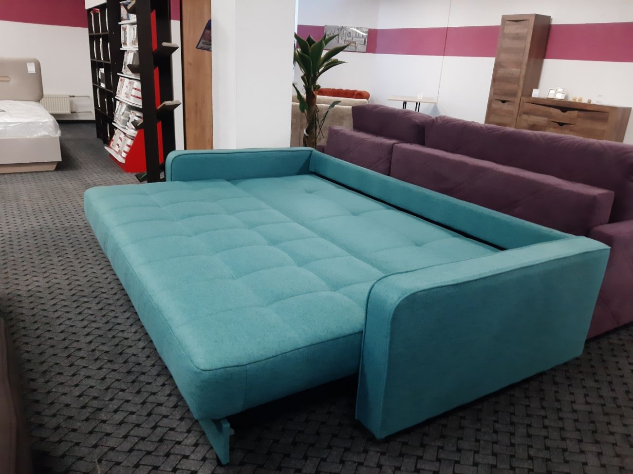 Диван прямой Орлеан тик-так Bravo emerald, вид 11