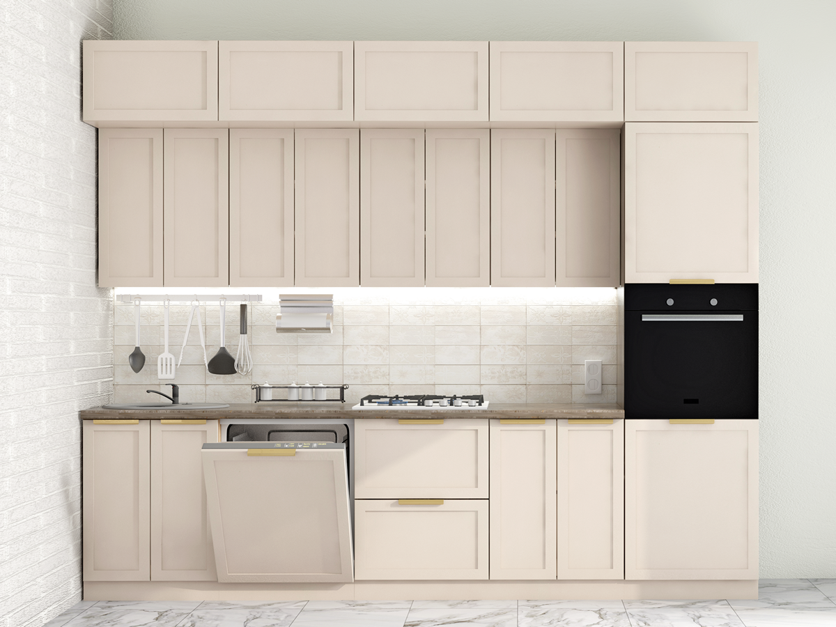 Модульная кухня "Милан-3" (длина 3 метра)