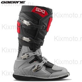 Мотоботы Gaerne GX-1, серые с красным