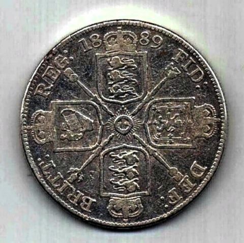 2 флорина 1889 Великобритания