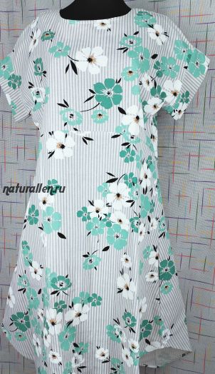 Льняное платье Полоска