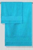Полотенце махровое Бамбук [бирюзовый]