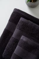 14419 Комплект полотенец 3шт 400 гр м2 [графит]