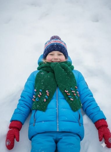 Шарф детский для девочки