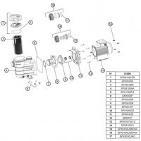 Насос Hayward PL 81006E2 (220V, пф, 15m3/h*8m, 1kW, 1HP) (SP8110Z1CAIE2)