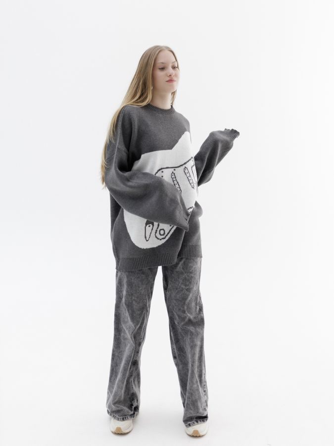 Свитер с электрогитарой