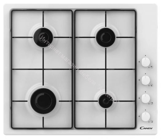 Газовая варочная панель CANDY CHW6WLW белый