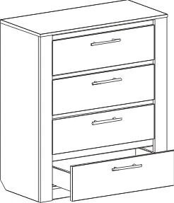 Комод 850 "Элана"