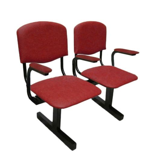 Многоместная мягкая секция №2, 2-х местная (Красная)