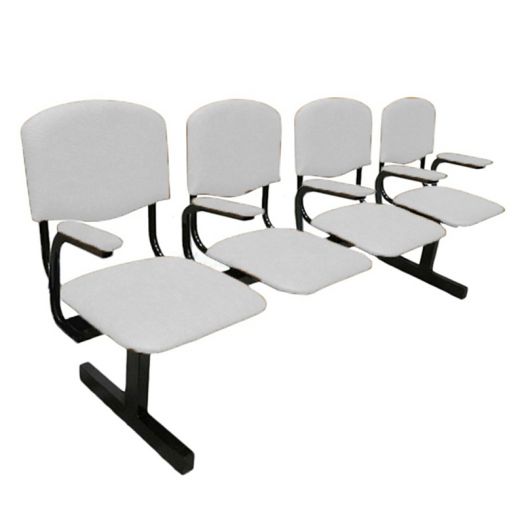 Многоместная мягкая секция №2, 4-х местная (Белая)