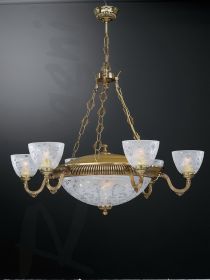 Люстра Reccagni Angelo L 6352/6+4 Французское Золото, Латунь / Рекагни Анджело