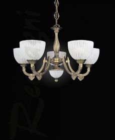 Люстра Reccagni Angelo L 5600/5 Состаренная Бронза, Латунь / Рекагни Анджело