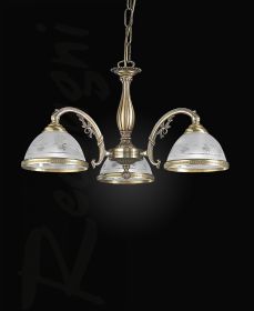 Люстра Reccagni Angelo L 3830/3 Состаренная Бронза, Латунь / Рекагни Анджело