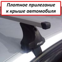 Багажник на крышу Chevrolet Cobalt, Атлант, прямоугольные дуги