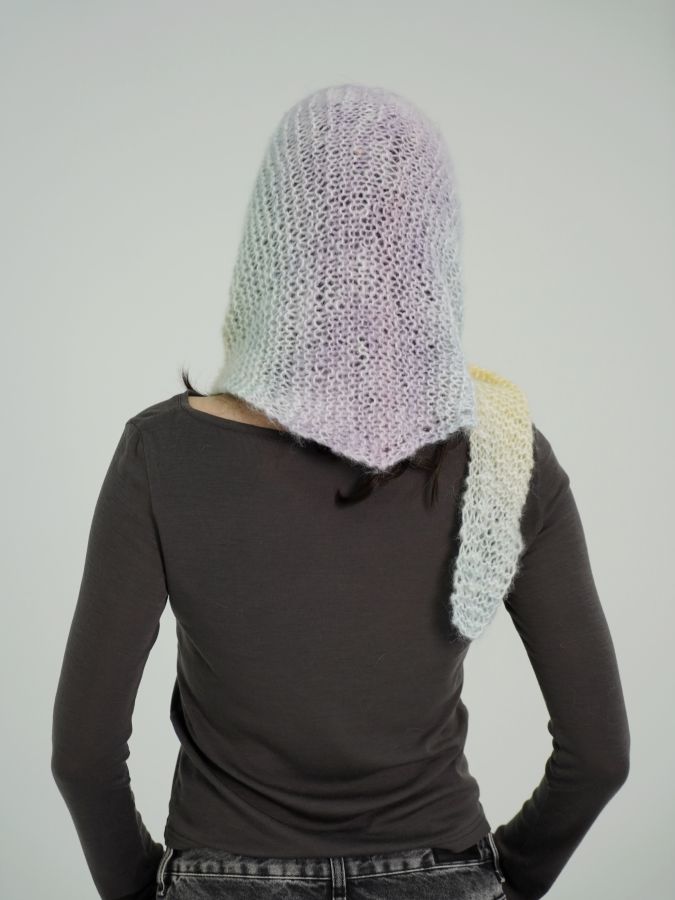 Шарф-косынка из кашемира