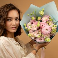 Эустома розовая 9 шт
