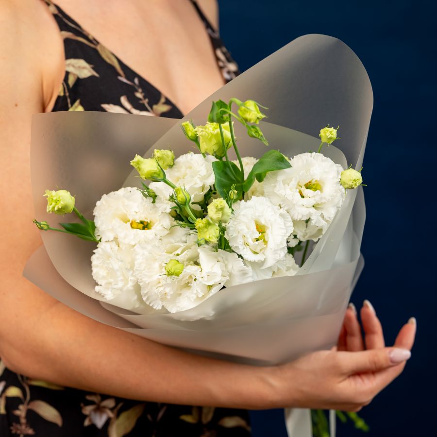 Эустома белая 5 шт