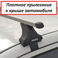 Багажник на крышу Hyundai i40 (2011-15), Атлант, прямоугольные дуги