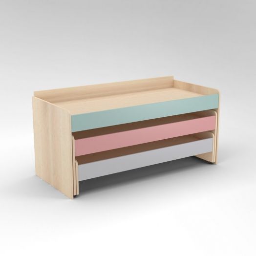 Кровать детская многоярусная "Скандинавия" без тумбы