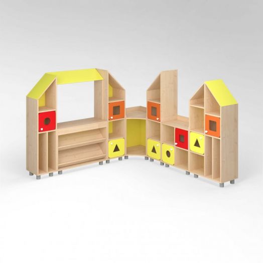 Шкаф Игровой №4 "Геометрия"