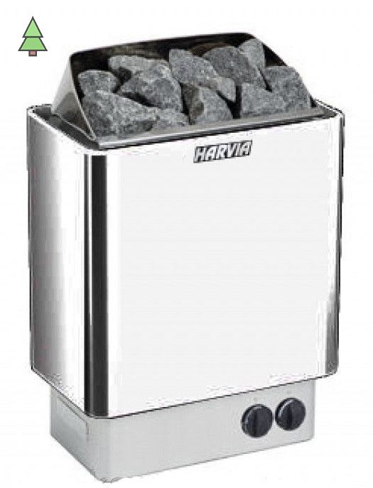 HARVIA Электрическая печь Trendi HBK450230S KIP45 Steel со встроенным пультом