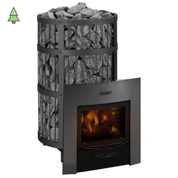 HARVIA Дровяная печь WK300LDBLUXT Legend 300 DUO Telescope black, артикул WK300LDBLUXT