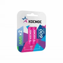 Аккумулятор КОСМОС R03 600 mAh, 2/24