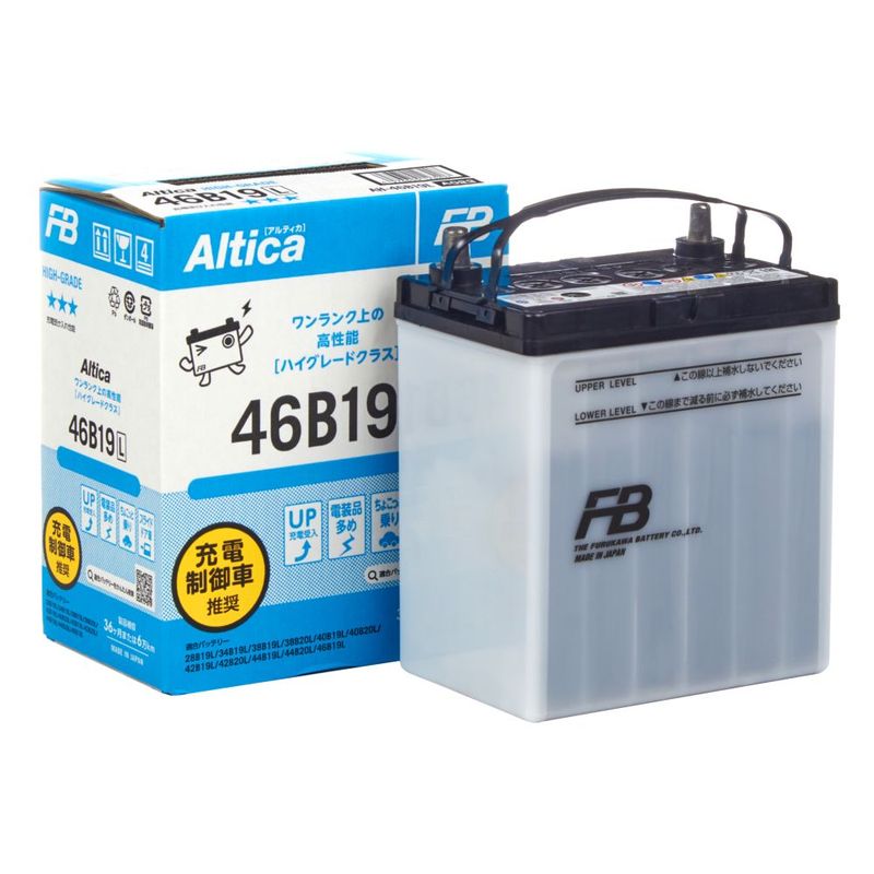 АКБ FB Altica HIGH-GRADE 46B19L/R 43 Ah 380А (24г)